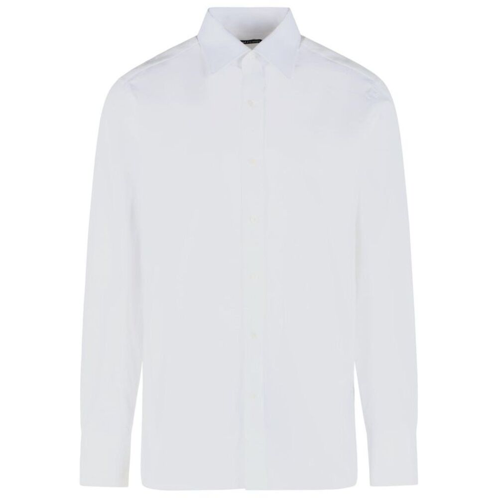 Tom Ford White Cotton Shirt Men